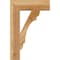 Ekena Millwork Olympic Block Rough Sawn Bracket, Western Red Cedar, 4"W x 16"D x 24"H BKT04X16X24OLY05RWR - alternate 3